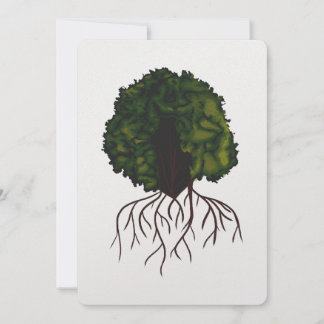 Cartão De Festividades Artsy Afro Roots Colagem de Identidade Cultural