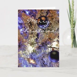 Cartão De Festividades Árvore branca [Cartão de Natal]