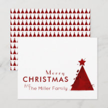 Árvore de Aquarela Não Foto Feliz Família de Natal