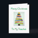 CARTÃO DE FESTIVIDADES ÁRVORE DE CRAFTY PARA PROFESSORES ESPECIAIS EM NAT<br><div class="desc">ESTA ÁRVORE VAI SORRIR A CARA DO PROFESSOR DE "VOCÊ" POR CERTEZA! E UM "OBRIGADO" É ***SEMPRE APRECIADO*** COM CERTEZA. OBRIGADOS PARA PARAR POR UM DOS MEUS 8 ARMAZÉNS. FELIZ NATAL PARA VOCÊ!!1</div>