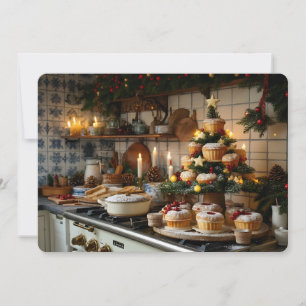 Cartão De Festividades Árvore de Cupcake de Natal em Arte de Confeitaria