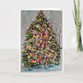 CARTÃO DE FESTIVIDADES ARVORE DE NATAL