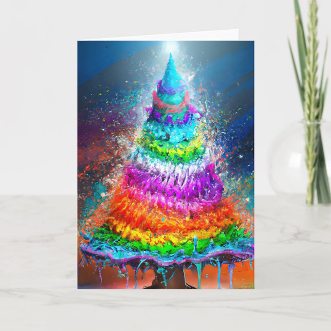 Cartão De Festividades Árvore de Natal (Frente)