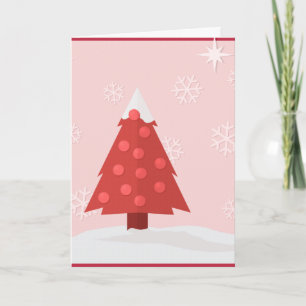 Cartão De Festividades Árvore de Natal