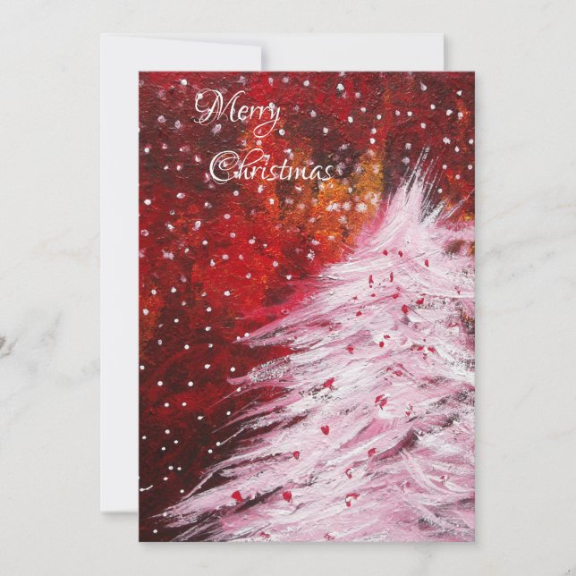 Cartão De Festividades Árvore de Natal (Frente)