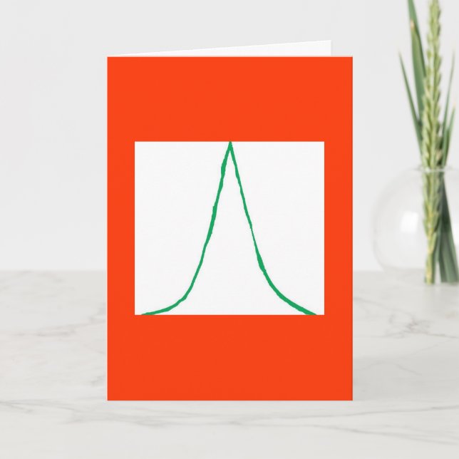Cartão De Festividades árvore de Natal (Frente)
