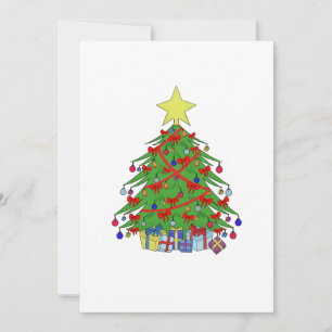 Cartão De Festividades Árvore de Natal
