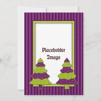 Cartão De Festividades Árvore de Natal caprichosa e estrelas douradas