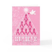 Árvore de Natal da fita do rosa da consciência do