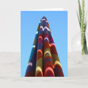Cartão De Festividades Árvore de Natal da Torre de Piscina de Palm Prima