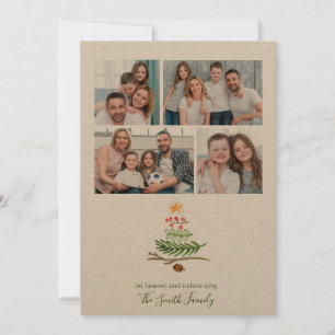 Cartão De Festividades Árvore de Natal da Wessler de inverno