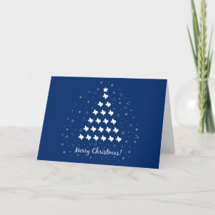 Cartão De Festividades Árvore de Natal Elegante no Texas