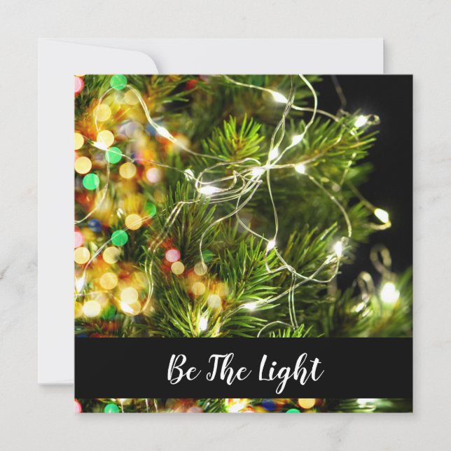 Cartão De Festividades *~* Árvore de Natal espiritual de nova idade metaf (Frente)