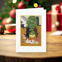 Árvore de Natal Labradores Snowflakes