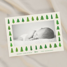 Árvore de Natal perene pintada à mão foto de Natal