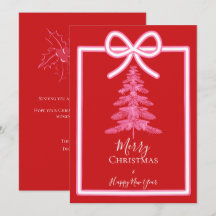 Árvore de Natal rosa