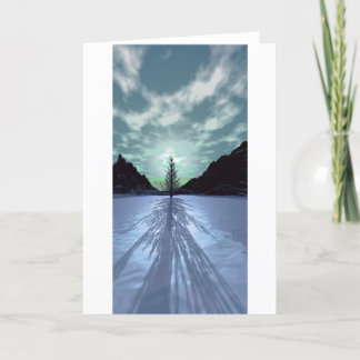 Cartão De Festividades Árvore de Natal Shadow1