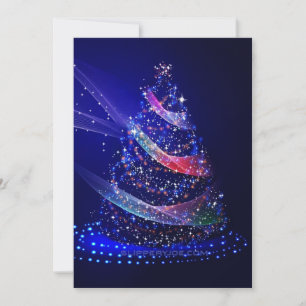 Cartão De Festividades Árvore de Natal SlipperyJoe digital translúcida ve