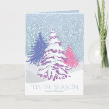 Árvore de Neve Moderna MUDA DE COR Natal