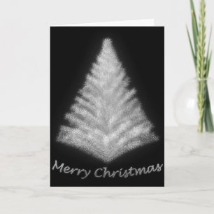 Cartão De Festividades Árvore Natal Silver #2