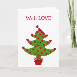 Cartão De Festividades Árvore Whimsical Heart
