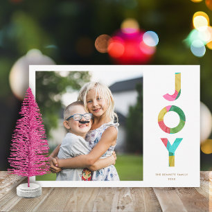 Cartão De Festividades Árvores de Natal em Papel Colorido Foto Festiva Al