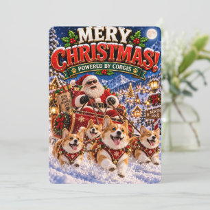 Cartão De Festividades As Aventuras Alegres do Papai Noel Desenvolvido
