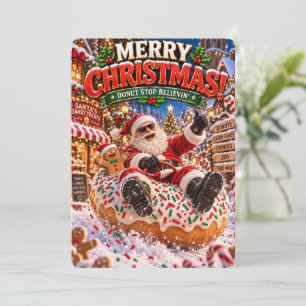 Cartão De Festividades As Aventuras Alegres do Papai Noel Não Pare de A