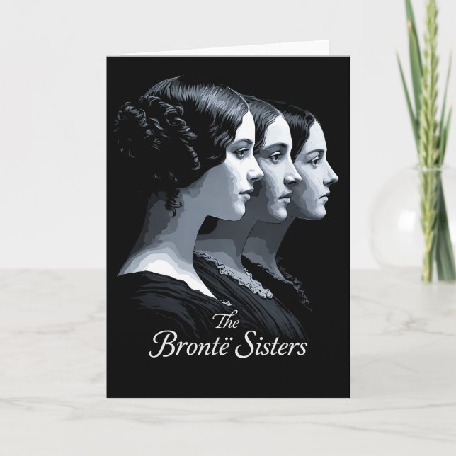 Cartão De Festividades As Irmãs Brontë (Frente)