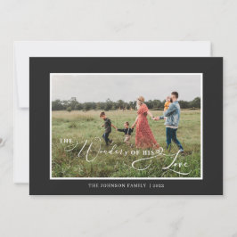 Cartão De Festividades As Maravilhas de Sua Foto de Amor Simples