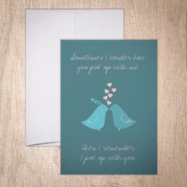 Cartão De Festividades Às vezes, eu me pergunto como você me colocou (Criador carregado)