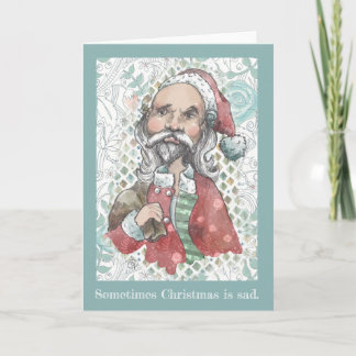 Cartão De Festividades Às Vezes O Natal É Triste