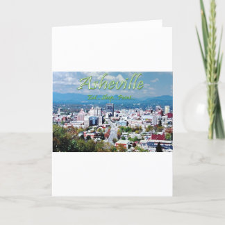 Cartão De Festividades Asheville... coma... dorme... pintura