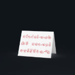 Cartão De Festividades ASL Graffiti No L Red for Christmas Card<br><div class="desc">An ASL alphabet Christmas card with a "hidden" message. No L,  that is. Or,  if you must,  Noel (of course). Blessings,  and Merry Christmas.</div>