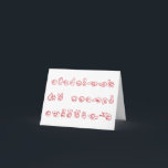 Cartão De Festividades ASL Graffiti No L Red for Christmas Card<br><div class="desc">An ASL alphabet Christmas card with a "hidden" message. No L,  that is. Or,  if you must,  Noel (of course). Blessings,  and Merry Christmas.</div>