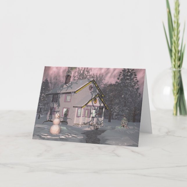 Cartão De Festividades Aspenglow (Frente)