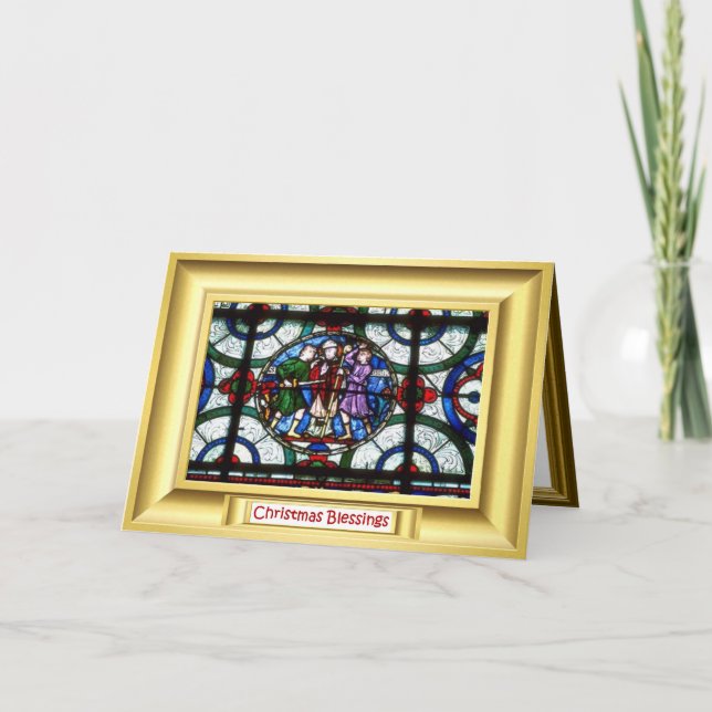 Cartão De Festividades Assassinato de Becket, Catedral de Canterbury, Ing (Frente)