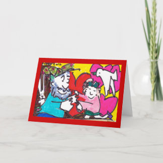 Cartão De Festividades At first sight - greeting card