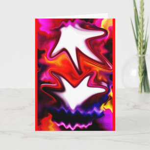 Cartão De Festividades Atingir no tempo