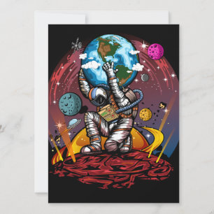 Cartão De Festividades Atlas Space Man