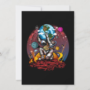 Cartão De Festividades Atlas Space Man