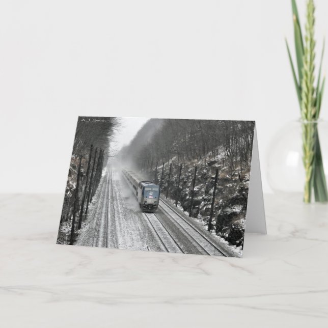 Cartão De Festividades Através do Corte (Frente)