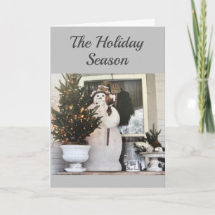 CARTÃO DE FESTIVIDADES **ATRAVÉS DOS MILHOS** NO NATAL