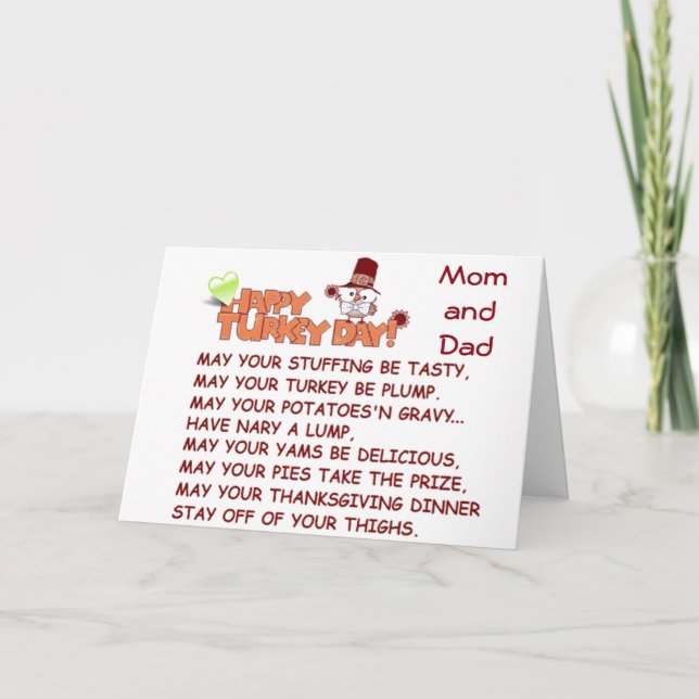 CARTÃO DE FESTIVIDADES **ATRAVÉS DOS MILHOS** PARA A SUA ****MÃE E PAI*** (Frente)