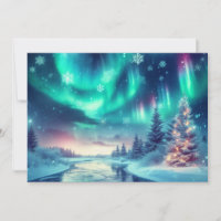 aurora boreal/Natal/Inverno