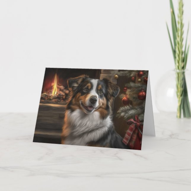 Cartão De Festividades Aussie Holiday (Frente)