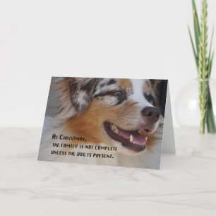 Cartão De Festividades Aussie presente