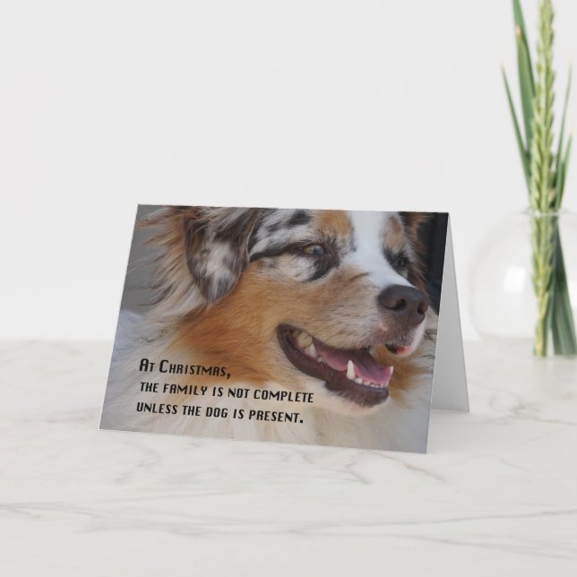 Cartão De Festividades Aussie presente (Frente)