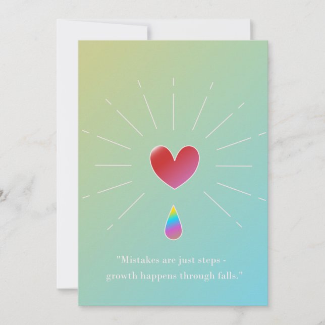 Cartão De Festividades Authenticity Attracts, Inspirational Greeting Card (Frente)