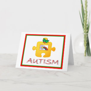 Cartão De Festividades Autism Christmas Card